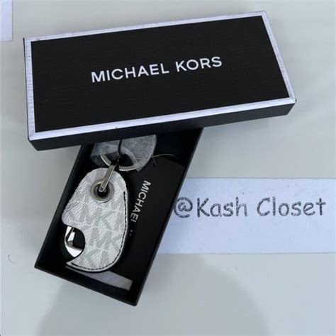 Michael Kors MK Logo Bottle Opener Key Fob 